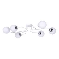 Lampy sufitowe - Kaja ALFRED OLSZEWSKI Lampa sufitowa z białymi kloszami do salonu K-4056 z serii BARI - miniaturka - grafika 1