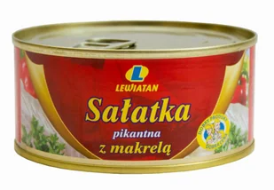 LEWIATAN SAŁATKA Z MAKRELI PIKANTNA 300G - Konserwy i dania rybne - miniaturka - grafika 1