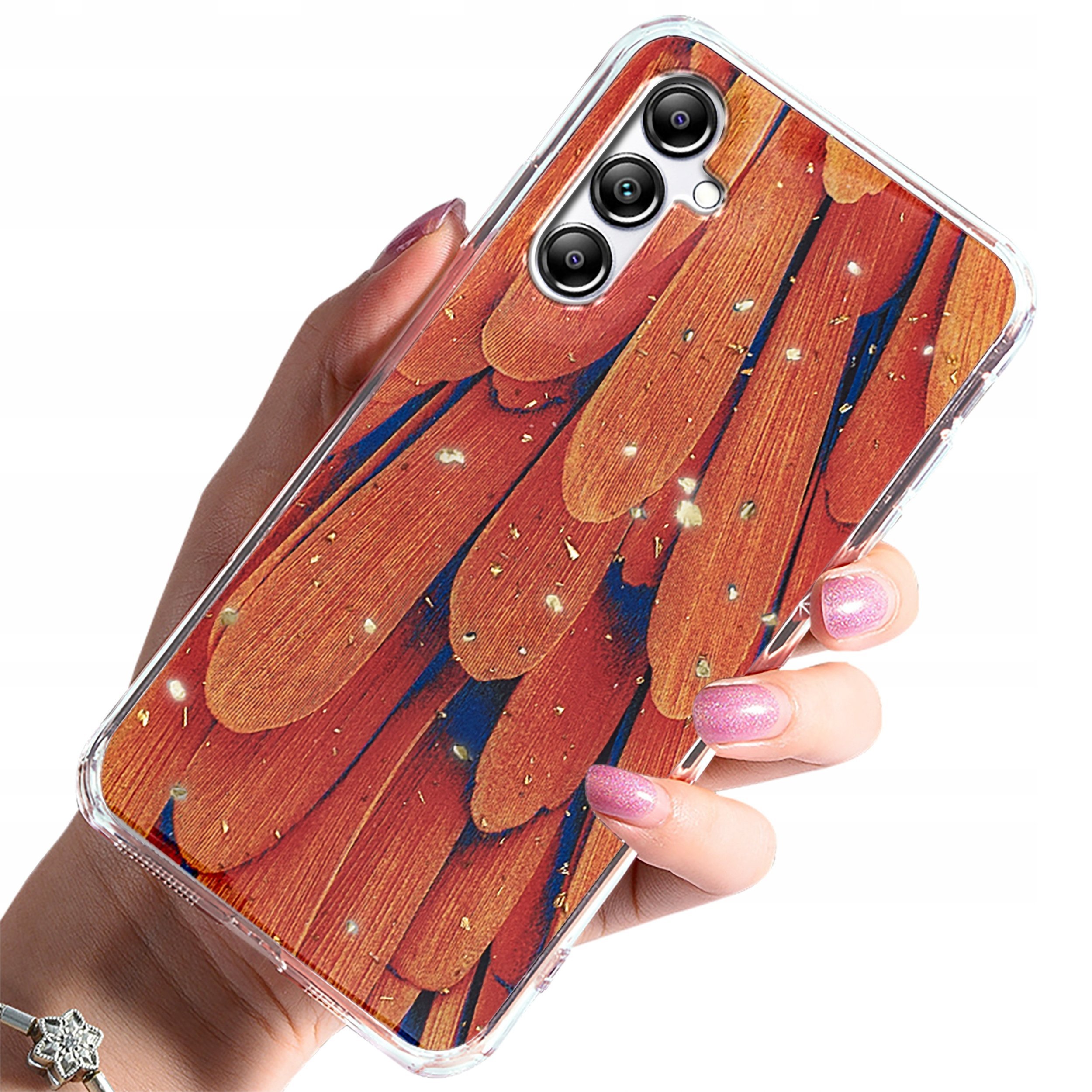 Etui do Samsung Galaxy A15 4G A15 5G Case Glamour PLECKI + Szkło OCHRONNE