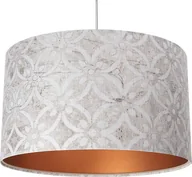 Lampy sufitowe - Lampa wisząca Lumes Szaro-miedziana lampa wisząca z wzorami - S363-Alkatra - miniaturka - grafika 1