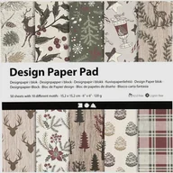 Scrapbooking - Papiery we wzory Zielono-Brązowe - miniaturka - grafika 1