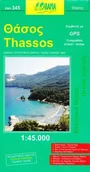 Mapy i plansze edukacyjne - Thassos. Mapa 1:45 000 - miniaturka - grafika 1