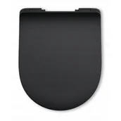 Deski sedesowe - CEDO 542972 NYX SLIM BLACK Deska WC wolnoopadająca - miniaturka - grafika 1