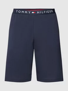 Szorty z dzianiny dresowej z elastycznym pasem z logo model ‘JERSEY SHORT’ - Spodnie sportowe męskie - miniaturka - grafika 1