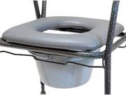 Akcesoria łazienkowe - Zapasowe siedzisko na krzesło toaletowe Drive Medical TS 130 Z otworem - miniaturka - grafika 1