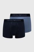 Majtki męskie - Emporio Armani Underwear bokserki 2-pack męskie kolor niebieski - miniaturka - grafika 1