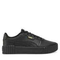 Buty dla dziewczynek - Sneakersy Puma Carina 3.0 Jr 401476 02 Czarny - miniaturka - grafika 1