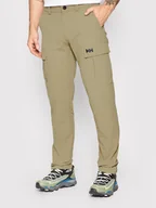Spodnie sportowe męskie - Helly Hansen Spodnie outdoor Cargo 33996 Beżowy Regular Fit - miniaturka - grafika 1