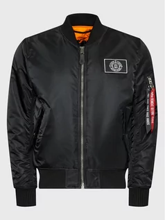 Kurtki męskie - Alpha Industries Kurtka bomber Unfair 118126 Czarny Regular Fit - grafika 1