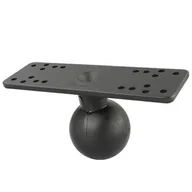 Uchwyty samochodowe do telefonów - RAM Mount Uchwyt Do Echosond Płyta Mocująca z Kulą w Rozmiarze D 2.25" - miniaturka - grafika 1