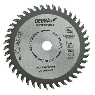 Dedra Tarcza DED70493 - Materiały ścierne - miniaturka - grafika 1