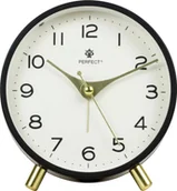Zegary - Perfect Budzik Perfect BB11007 czarny cichy mechanizm . - miniaturka - grafika 1