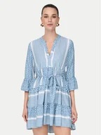 Sukienki - ONLY Sukienka letnia Athena 15219486 Niebieski Regular Fit - miniaturka - grafika 1