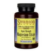 Układ nerwowy - Swanson, Usa Cytrynian Magnezu 225mg Suplement diety 120 tab. - miniaturka - grafika 1