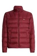 Kurtki męskie - Tommy Jeans Męska kurtka puchowa TJM Essential Light, Deep Rouge, XXL - miniaturka - grafika 1