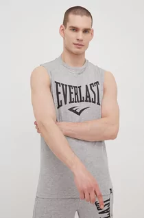 Koszulki męskie - Everlast t-shirt męski kolor szary - grafika 1