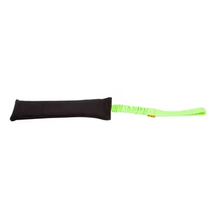 Dingo gryzak agility 8 x 15 cm czarny rączka bungee zielona 15590 5904760155909 - Zabawki dla psów - miniaturka - grafika 1
