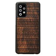 Etui i futerały do telefonów - Drewniane etui Samsung Galaxy A72 5G Tatuaż Maori Imbuia Forestzone - miniaturka - grafika 1