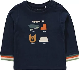 s.Oliver Junior Baby Boys koszulka z długim rękawem, ciemnoniebieska, 68 - Bluzki dla niemowląt - miniaturka - grafika 1