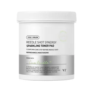 VT t Cosmetics Reedle Shot Synergy Sparkling Toner Pad Wygładzające Płatki do Twarzy - Maseczki do twarzy - miniaturka - grafika 1