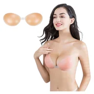 Biustonosze - Biustonosz silikonowy samonośny C PUSH UP - miniaturka - grafika 1