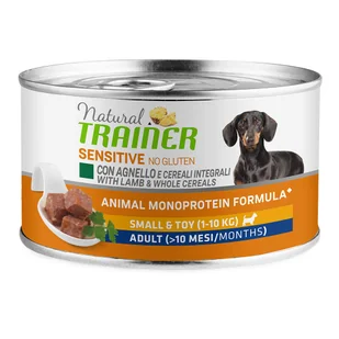 Natural Trainer Sensitive No Gluten Small & Toy Adult - Jagnięcina, 150 g - Mokra karma dla psów - miniaturka - grafika 1