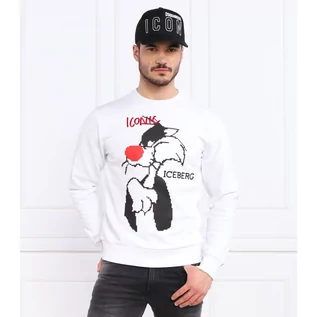 Bluzy męskie - Iceberg Bluza ICEBERG X LOONEY TUNES | Regular Fit - grafika 1