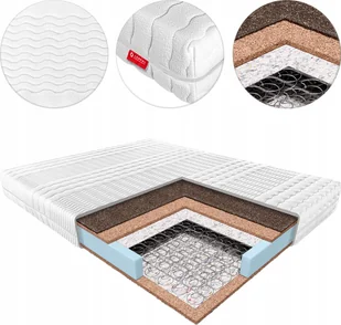 JANPOL Materac Kronos Janpol Sprężynowy ROZMIAR: 200x200 cm - Materace - miniaturka - grafika 1