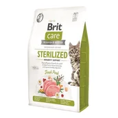 Sucha karma dla kotów - BRIT Care Cat Grain-Free Sterilized Immunity Support 400g - miniaturka - grafika 1