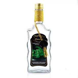 Butelka Ozdobna Miętówka - Fala 500Ml - Domowy wyrób alkoholu - miniaturka - grafika 1
