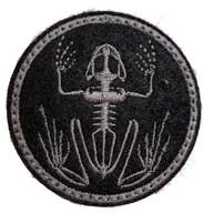 Odzież taktyczna i umundurowanie - Patch NS Bonefrog Mini 52mm x 52mm White biała żaba - miniaturka - grafika 1