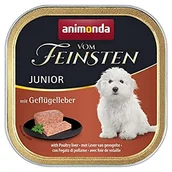 Mokra karma dla psów - Animonda Vom Feinsten Junior Mit Geflügelleber, 22Er Pack (22 X 150 G) - miniaturka - grafika 1