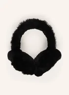 Moda i Uroda OUTLET - Seeberger Nauszniki Ze Skóry Jagnięcej schwarz - miniaturka - grafika 1