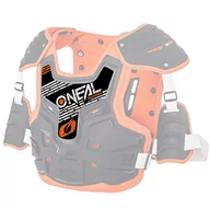 Akcesoria motocyklowe - O'NEAL | Protector Spare Part | Motocross Enduro | Trwała naklejka zastępcza dla PXR Stone Shield | Zapasowa naklejka PXR Stone Shield | Czarny Orange | OS - miniaturka - grafika 1