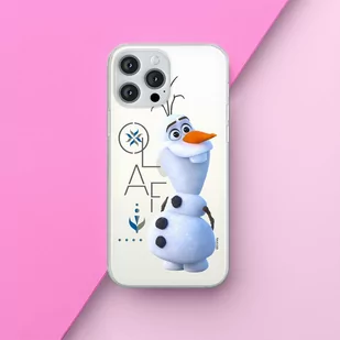 Etui Olaf 004 Disney Nadruk częściowy Przeźroczysty Producent: Samsung, Model: S23 PLUS - Etui i futerały do telefonów - miniaturka - grafika 1