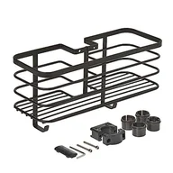 Półki łazienkowe - Czarna półka łazienkowa Origin - Metaltex - miniaturka - grafika 1