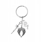 Breloki - Breloczek Skrzydła Brelok Fantasy Kółko na klucze - miniaturka - grafika 1