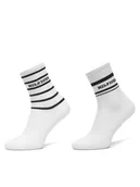 Skarpetki damskie - Tommy Hilfiger Zestaw 2 par wysokich skarpet damskich 701236457 Écru - miniaturka - grafika 1