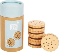 Zabawy w naśladowanie dorosłych - Zabawkowe ciasteczka z drewna Fresh Small Foot - miniaturka - grafika 1
