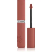 Szminki - L'OREAL Liquid Lipstick Matowa Pomadka Do Ust 635 Worth It Medium 5ml - miniaturka - grafika 1