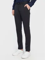Spodnie męskie - Blend Spodnie materiałowe Napa 20711182 Granatowy Slim Fit - miniaturka - grafika 1