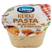 Konserwy i dania rybne - Lisner Pasta jajeczna z kurkami 80 g - miniaturka - grafika 1