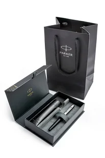 Zestaw pióro wieczne Parker Jotter Bond Street w pudełku z torebką Prezent na Dzień Ojca - Zestawy piśmiennicze - miniaturka - grafika 1