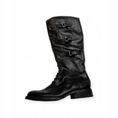 Kozaki damskie - Wysokie kozaki damskie zamek VINCE CAMUTO 38 - miniaturka - grafika 1