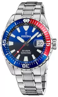 Zegarek Zegarek Festina F20669-4 The Originals Diver - Zegarki męskie - miniaturka - grafika 1