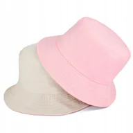 Czapki damskie - Bucket Hat czapka dwustronna Kapelusz Rybacki - miniaturka - grafika 1