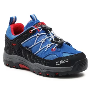 CMP Kids Rigel Low Trekking Shoe Wp 3Q54554 Cobalto/Stone/Fire 04NG - Buty trekkingowe dziecięce - miniaturka - grafika 1