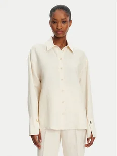 Patrizia Pepe Koszula 2C1602 A052 B823 Écru Regular Fit - Koszule damskie - miniaturka - grafika 1