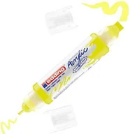 Markery permanentne - Marker akrylowy 3D e-5400 EDDING, podwójny, 2-3 mm, 5-10 mm, żółty neonowy - miniaturka - grafika 1