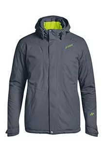 Maier Sports Metor Therm M M Męska kurtka funkcyjna, szary/cytrynowy, 56 - Kurtki męskie - miniaturka - grafika 1